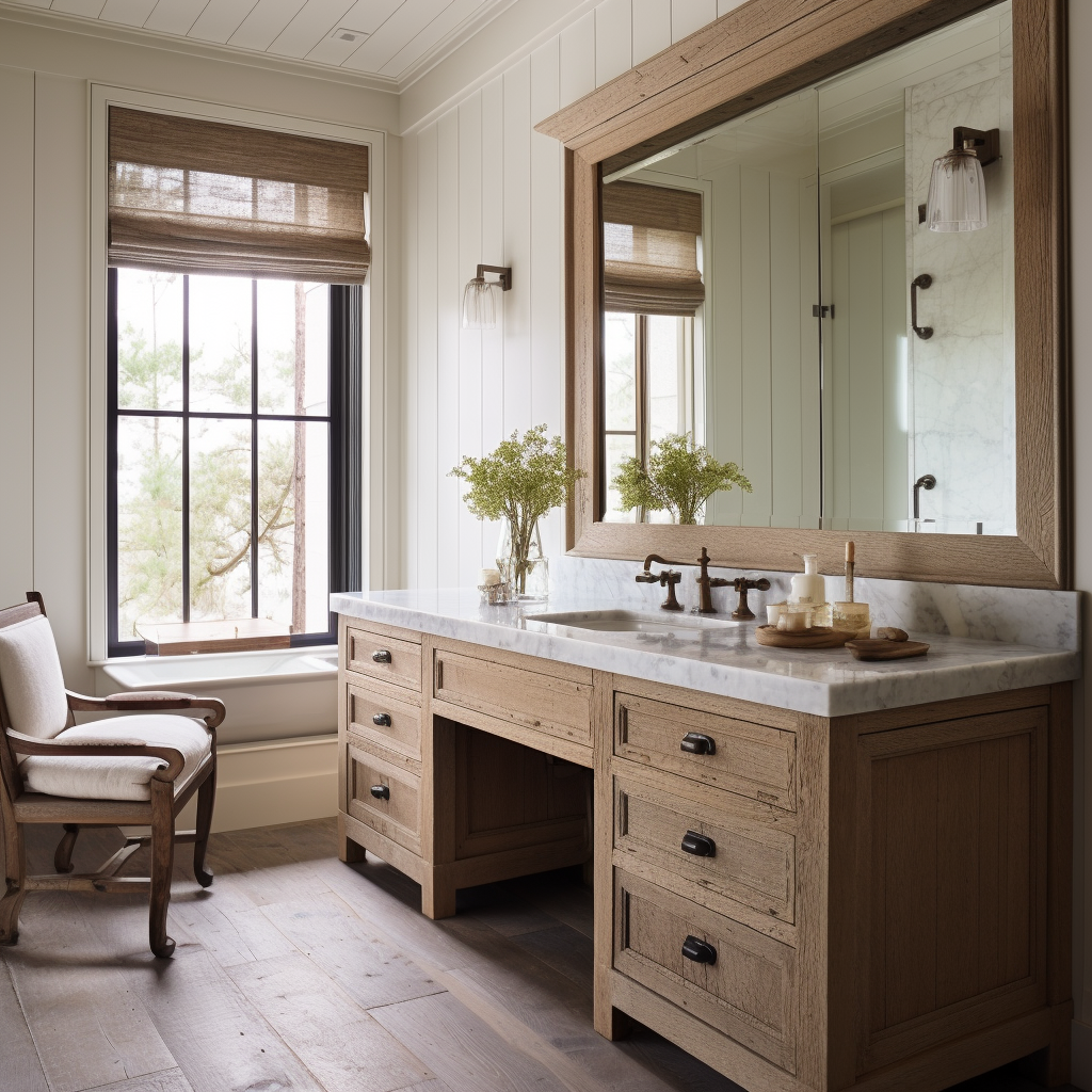 customizable hardwood handcrafted made in usa vanity vanities made from white oak