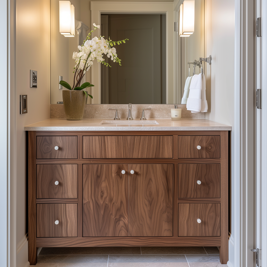 solid walnut custom built to order, bespoke and fully customizable solid wood, made in usa.